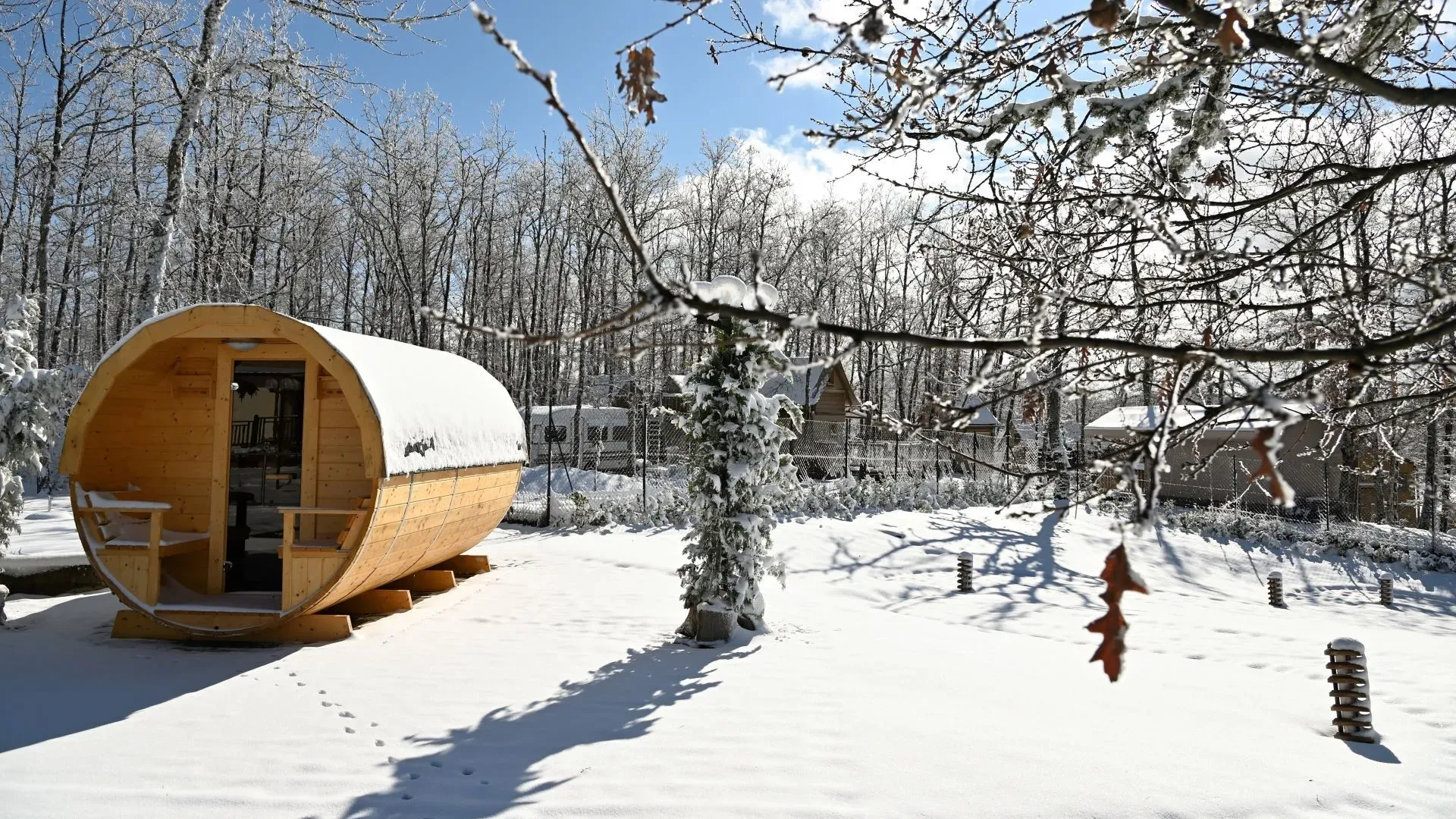 The magic of Glamping in winter