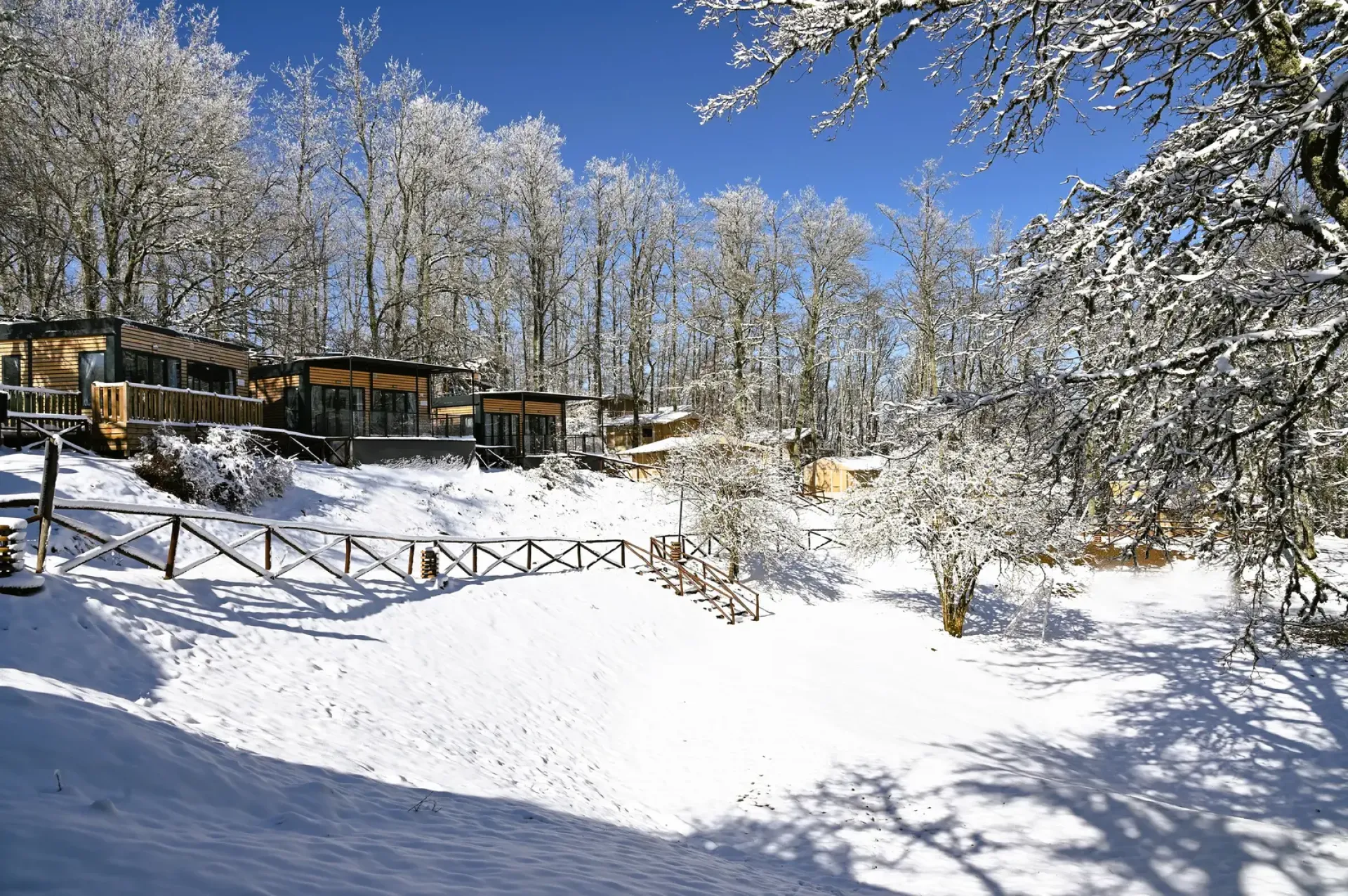 The charm of Glamping in winter