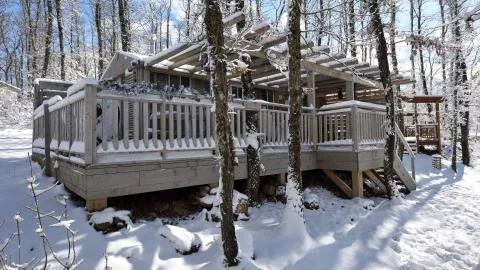 Winter Bohemian Lodge